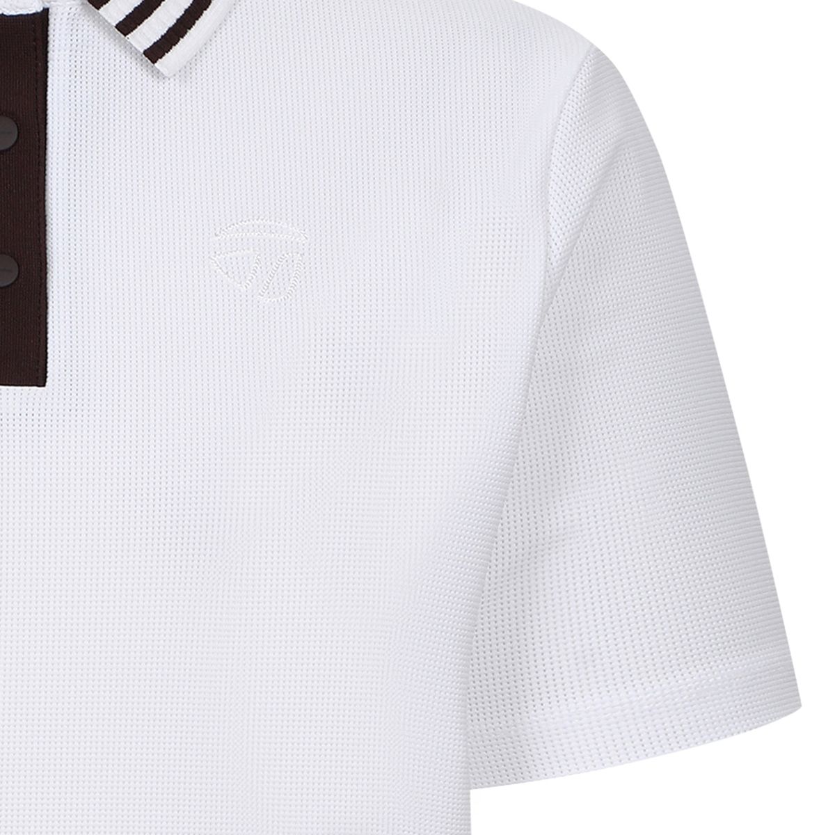 테일러메이드 어패럴(TAYLORMADE APPAREL) 26SS 여성 니트 카라 포인트 반팔 티셔츠 TT6-64HG42-100