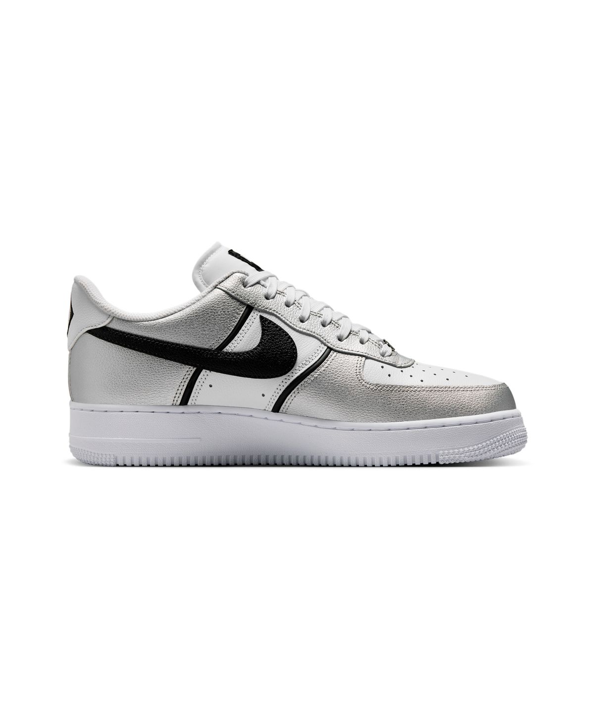나이키(NIKE) 에어 포스 1 07 LV8 M - 메탈릭 실버:화이트:코코넛 밀크:블랙 / IM5752-001