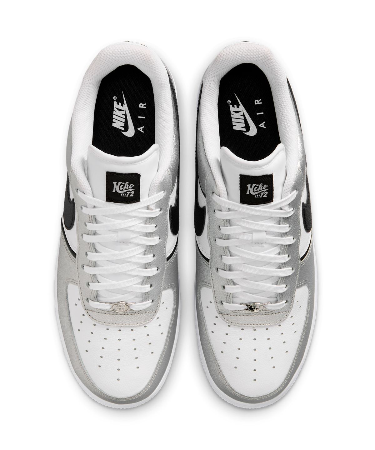 나이키(NIKE) 에어 포스 1 07 LV8 M - 메탈릭 실버:화이트:코코넛 밀크:블랙 / IM5752-001