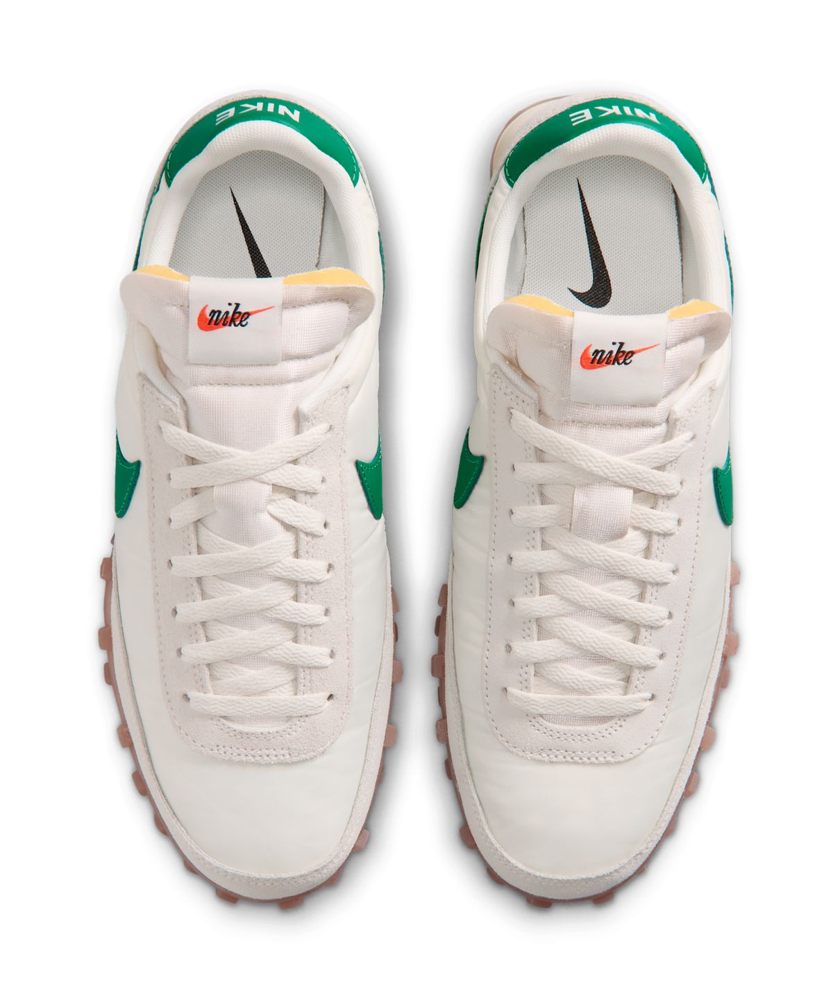 나이키(NIKE) 와플 레이서 M - 세일:비치:검 미디엄 브라운:파인 그린 / IM8658-103