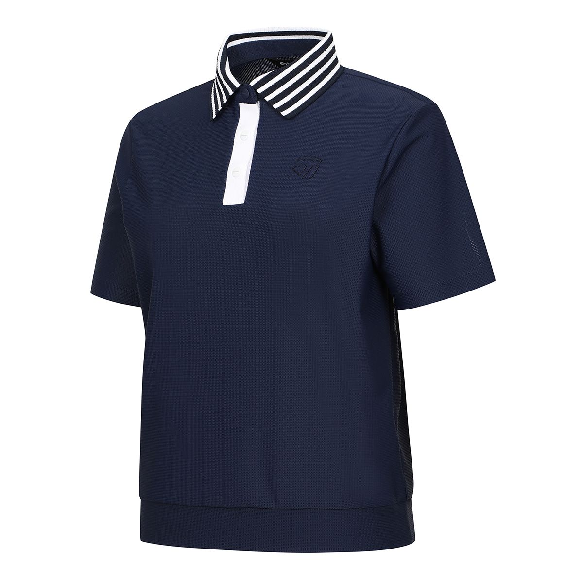 테일러메이드 어패럴(TAYLORMADE APPAREL) 26SS 여성 니트 카라 포인트 반팔 티셔츠 TT6-64HG42-915