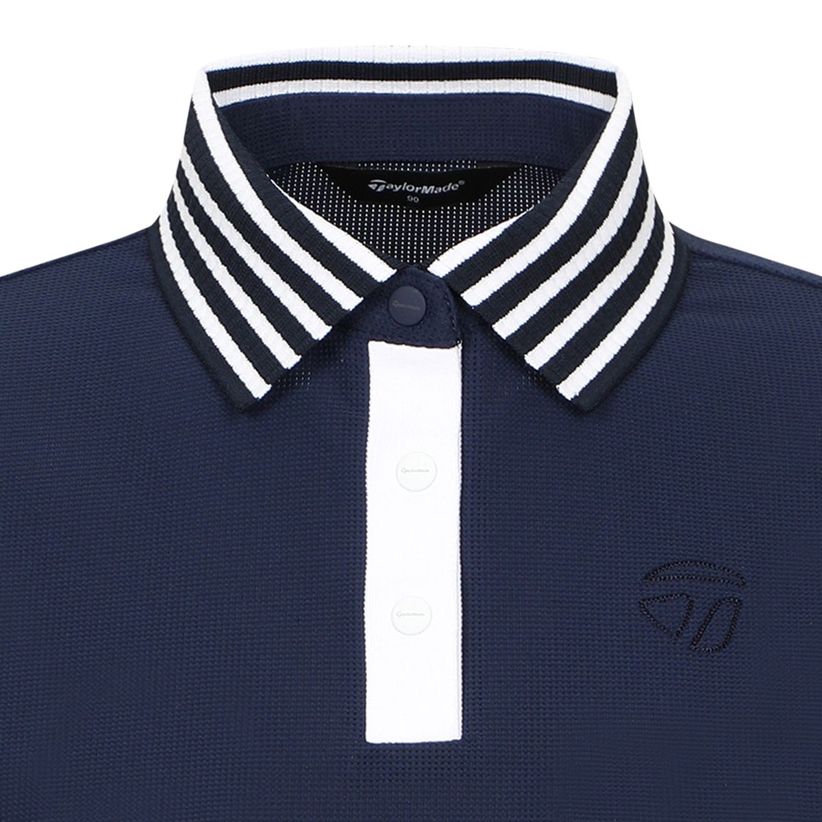 테일러메이드 어패럴(TAYLORMADE APPAREL) 26SS 여성 니트 카라 포인트 반팔 티셔츠 TT6-64HG42-915