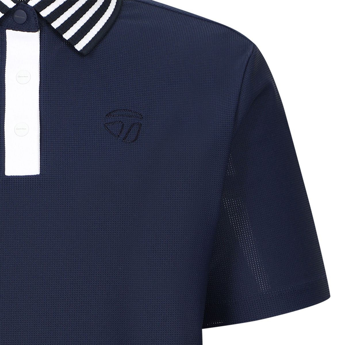 테일러메이드 어패럴(TAYLORMADE APPAREL) 26SS 여성 니트 카라 포인트 반팔 티셔츠 TT6-64HG42-915