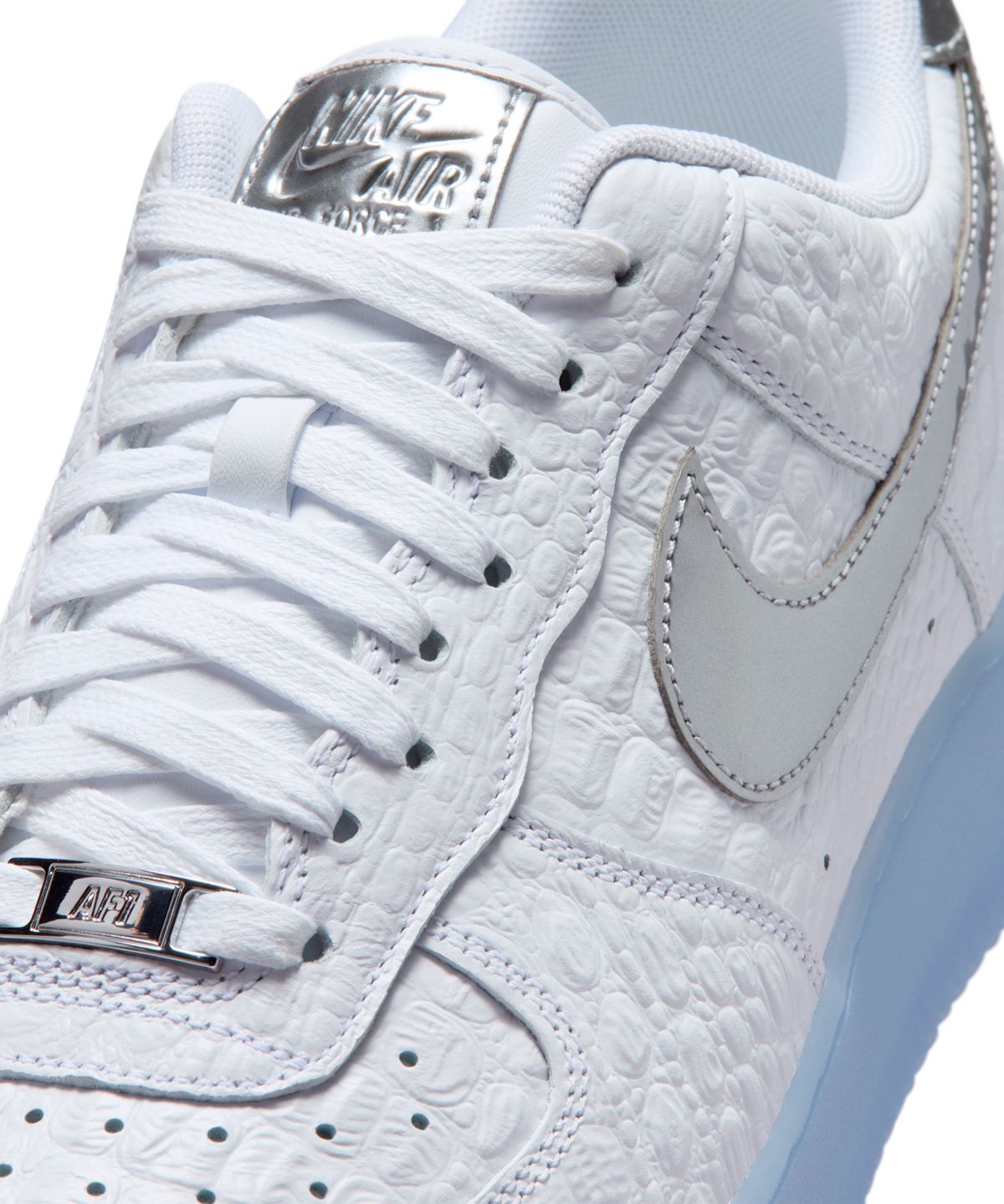 나이키(NIKE) 에어 포스 1 07 M - 화이트:블루 틴트:퓨어 플래티넘:크롬 / IR1981-100