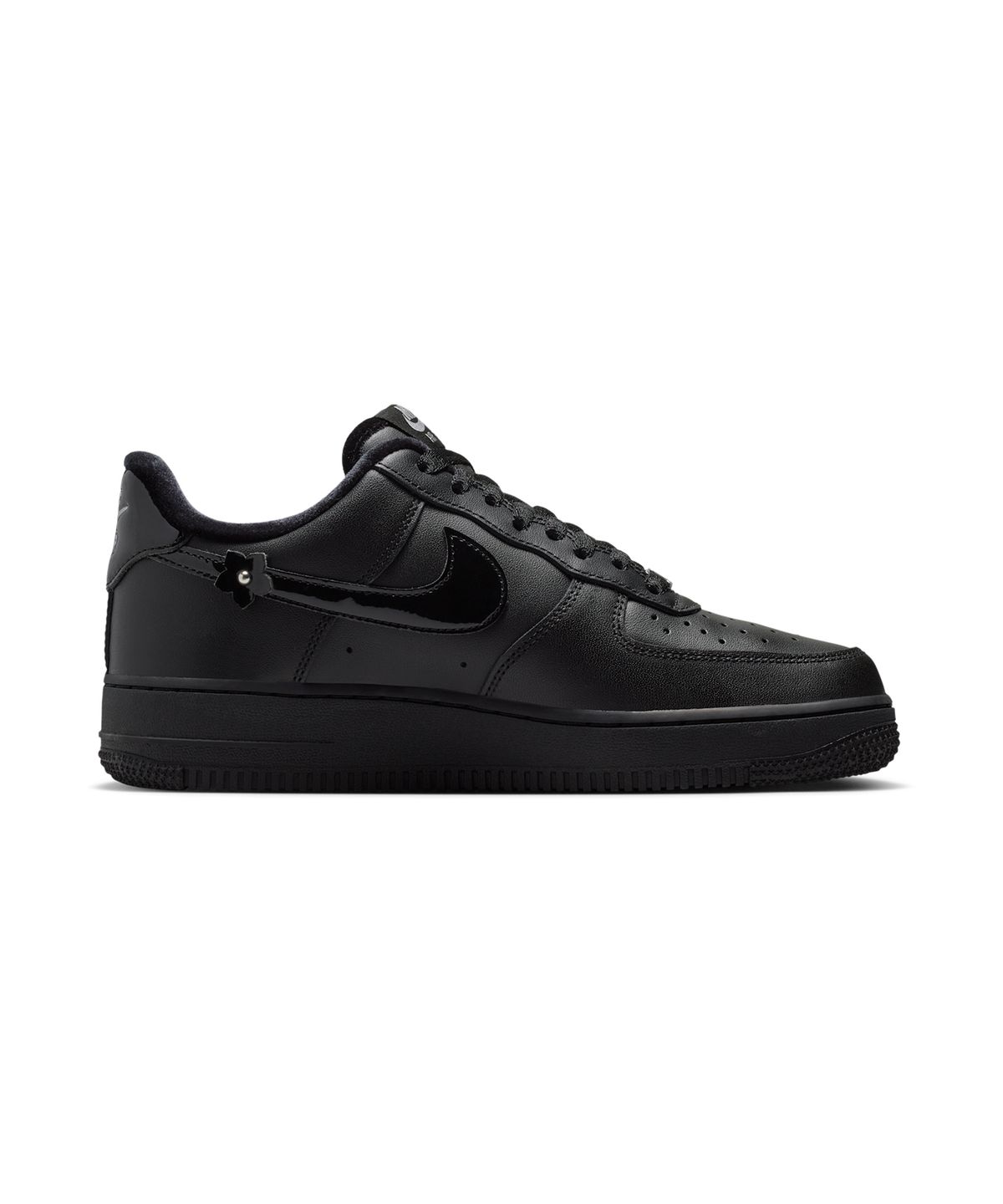 나이키(NIKE) 에어 포스 1 07 플로레트 W - 블랙:오프 누아르:메탈릭 실버:블랙 / IR8637-001