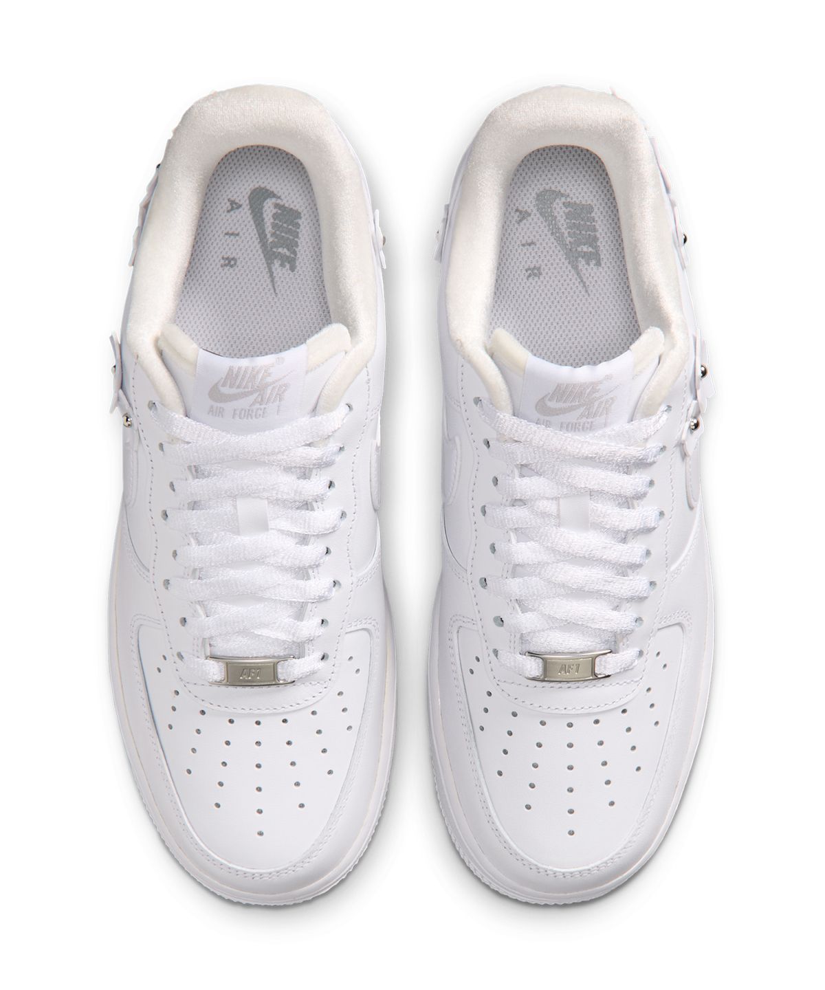 나이키(NIKE) 에어 포스 1 07 플로레트 W - 화이트:울프 그레이:메탈릭 실버:화이트 / IR8637-100