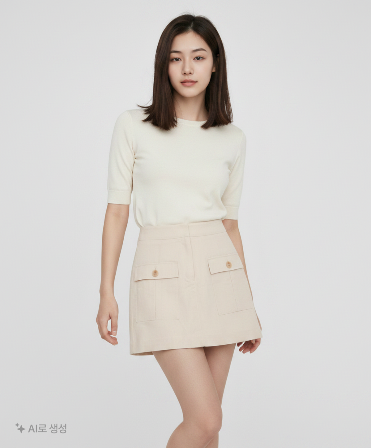 미쏘(MIXXO) A라인 포켓디테일 미니 스커트_MIWWHD502C 24