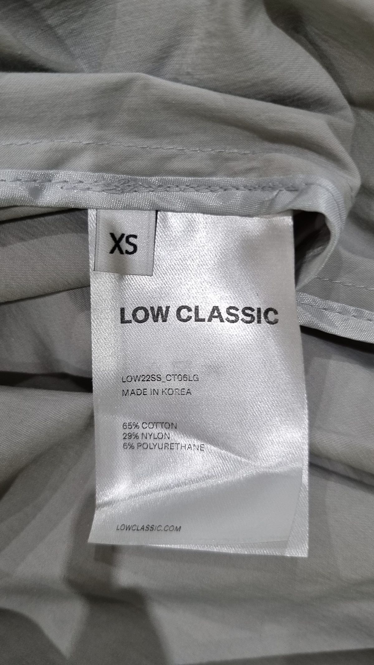 로우클래식(LOW CLASSIC) DOUBLE COLLAR TRENCH COAT XS