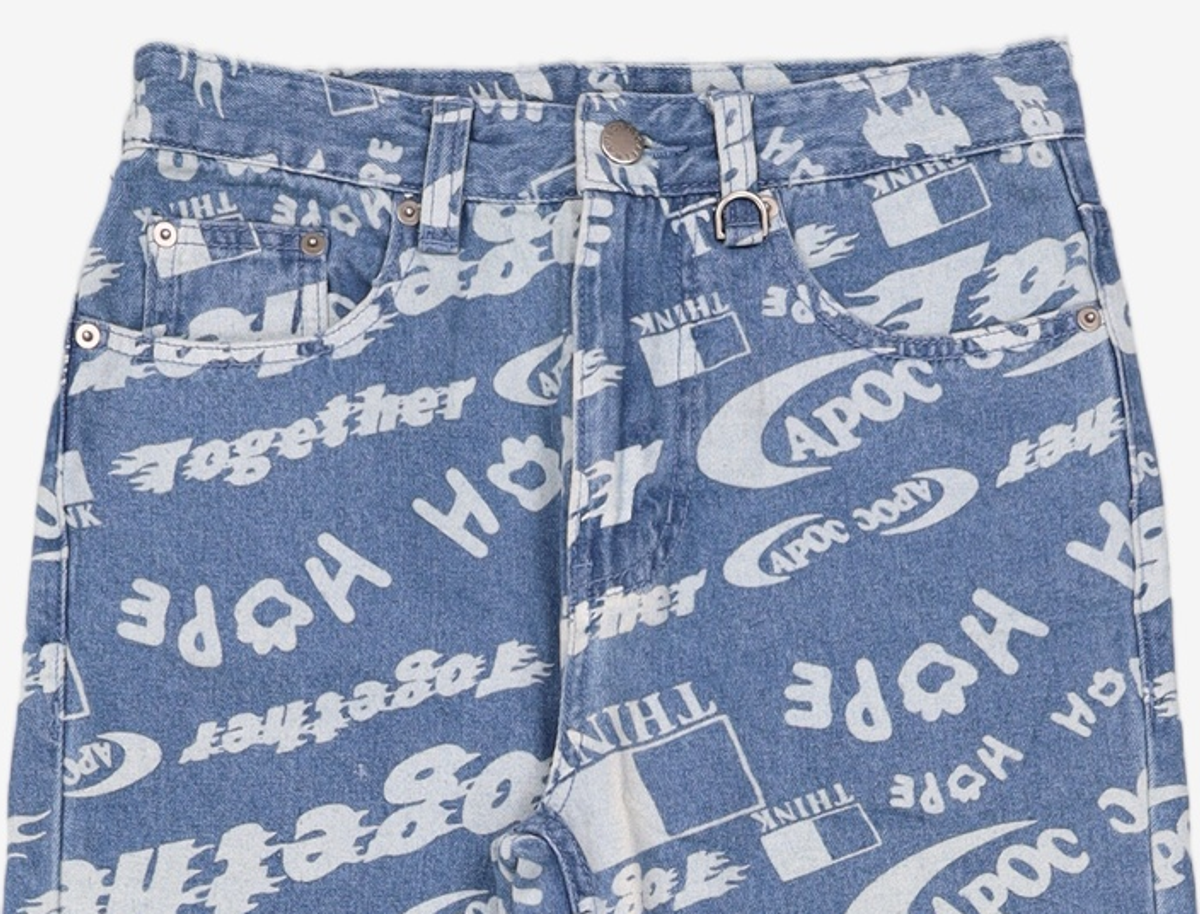 어피스오브케이크(APIECEOFCAKE) HTT Denim Pants_Blue S