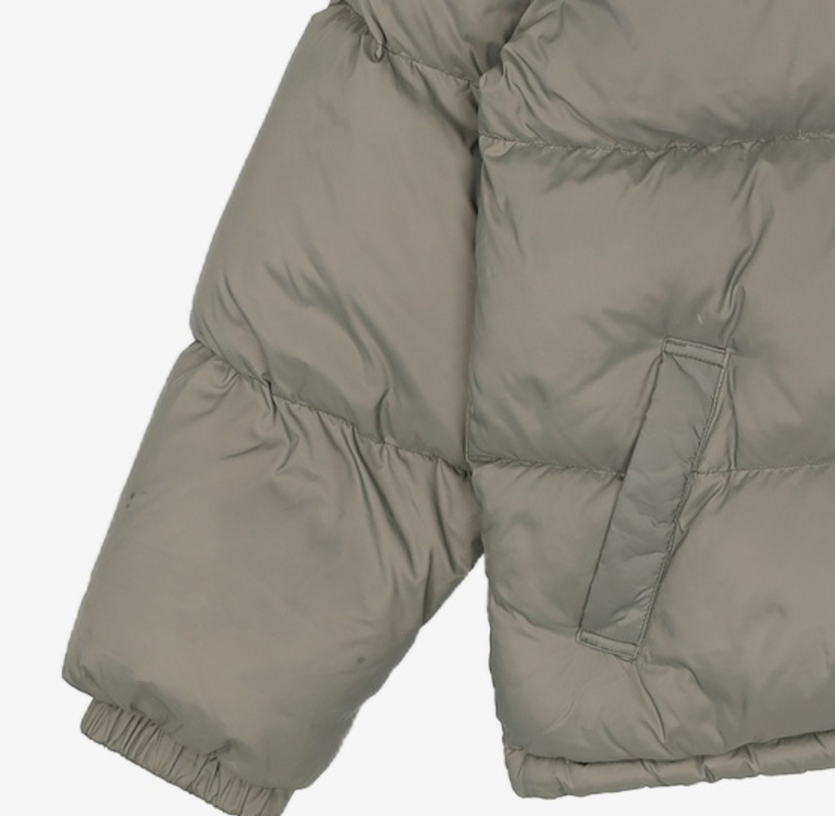 브라운브레스(BROWNBREATH) TAG SHORT DOWN PUFFER - KHAKI L