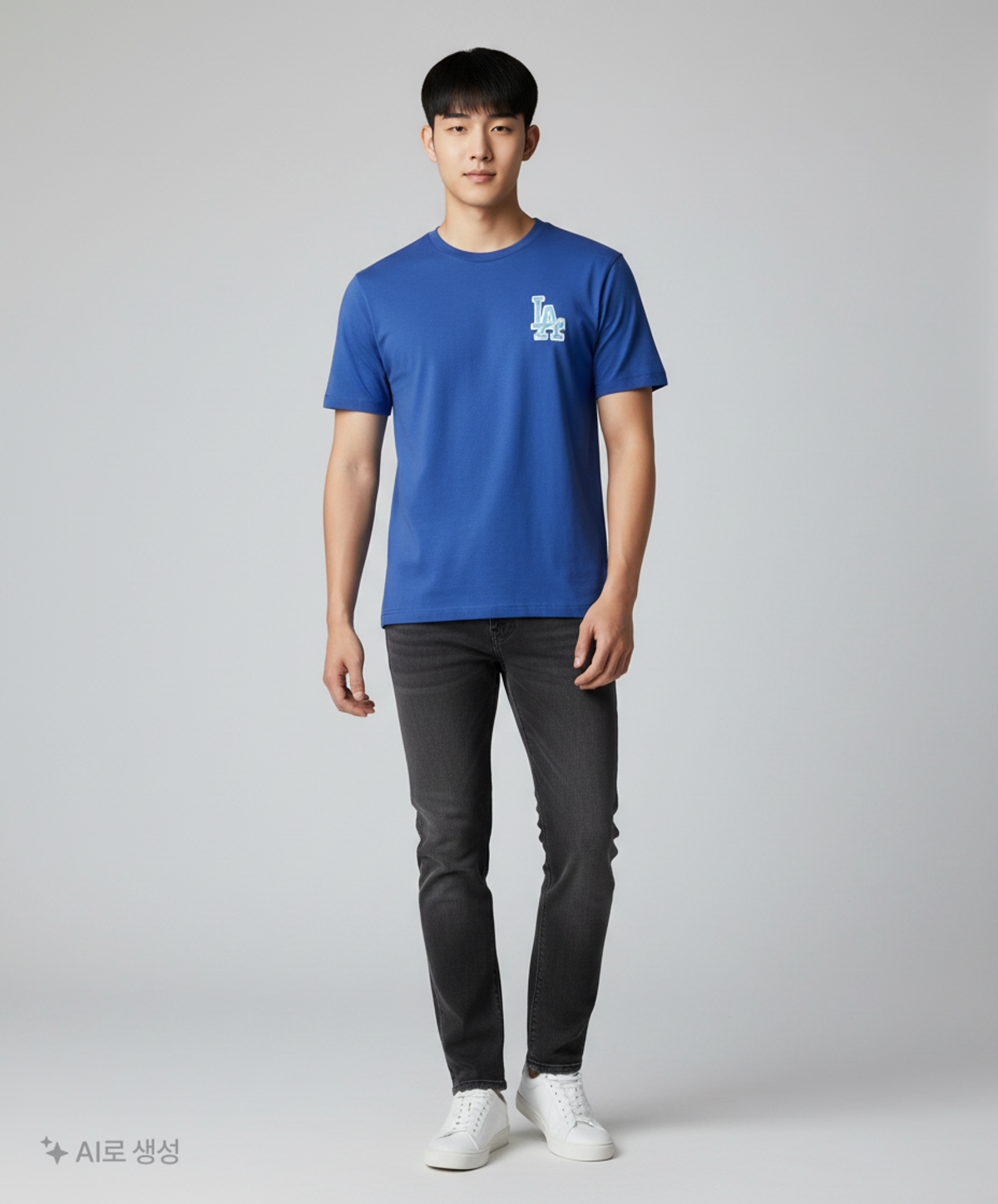 엠엘비(MLB) 베이직 백로고 반팔 티셔츠 LA (D.Blue) XL