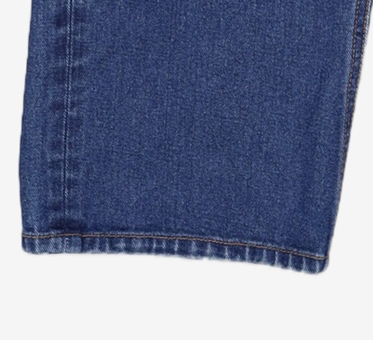 그루브라임(GROOVE RHYME) DENIM WIDE PANTS (LRSFDDW715M) M