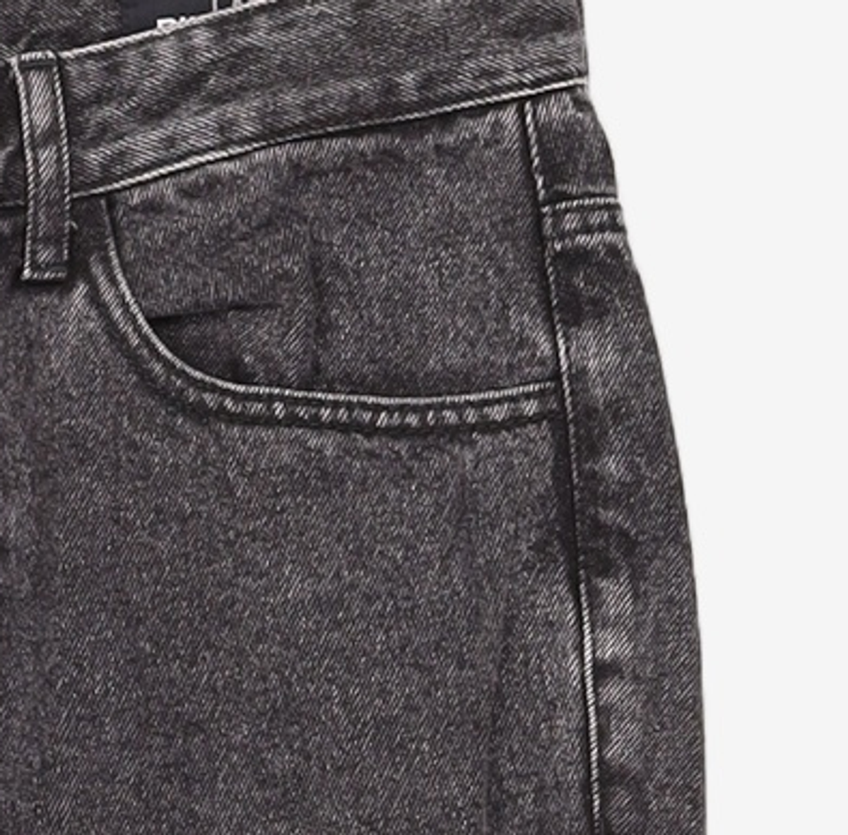 가먼트레이블(GARMENT LABLE) [피스워커x가먼트레이블]Garment Worker Stitch Jeans / Tapered (Black Tan) S