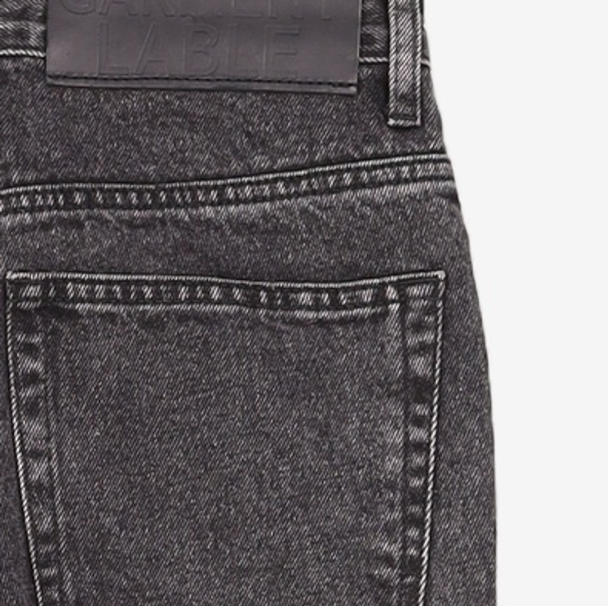 가먼트레이블(GARMENT LABLE) [피스워커x가먼트레이블]Garment Worker Stitch Jeans / Tapered (Black Tan) S