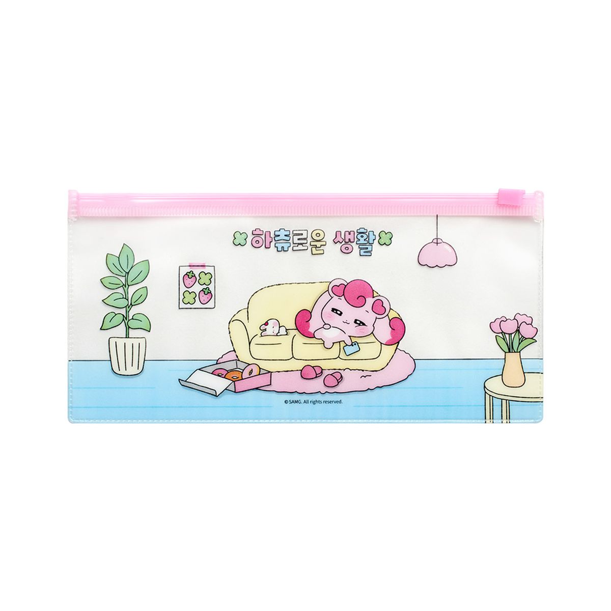 캐치 티니핑(CATCH TEENIEPING) 하츄로운생활 슬라이드 지퍼 파우치(2매입)