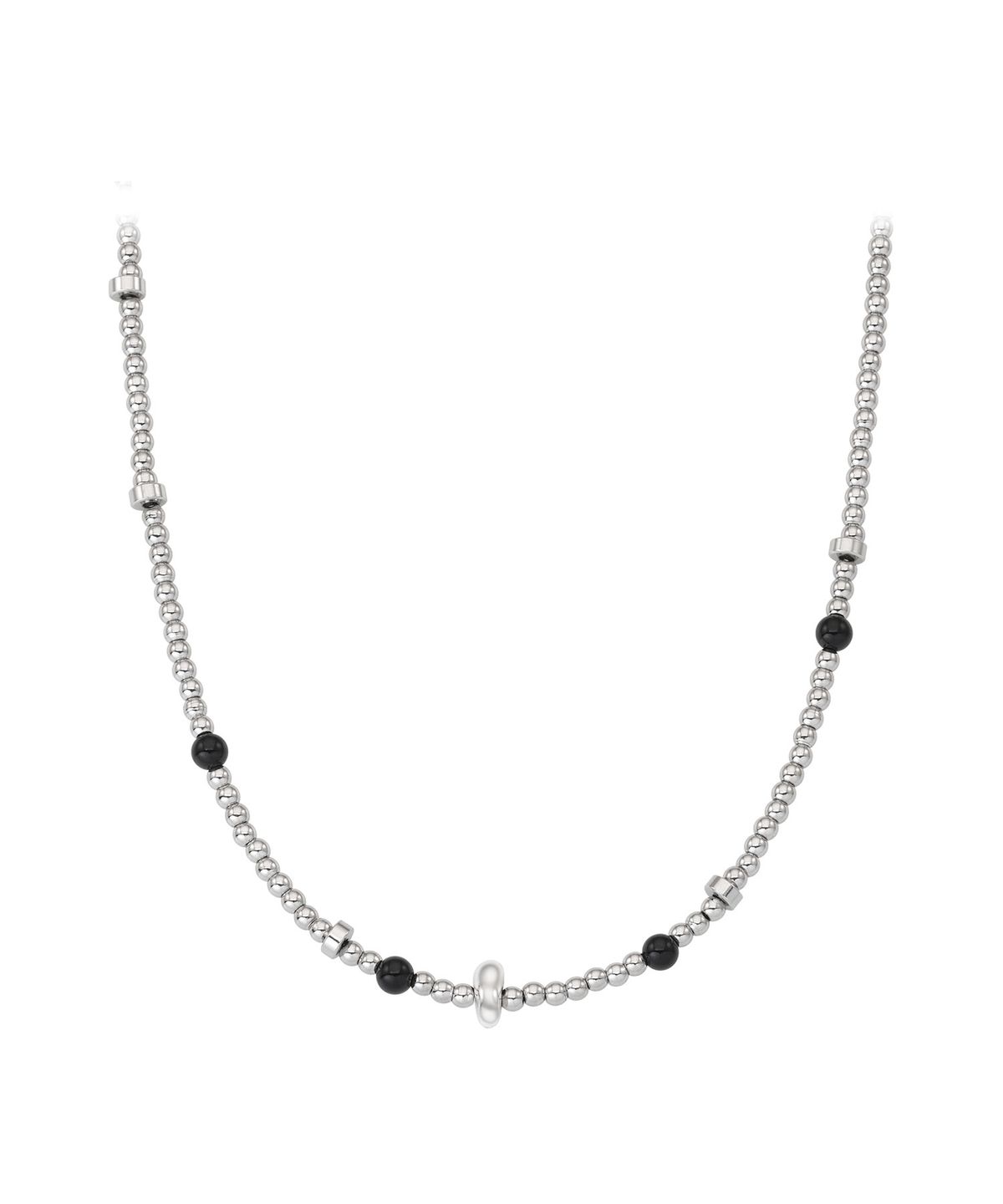 카인드오브(KINDOF) 샤인 비드 목걸이_실버 Shine beads Necklace_silver