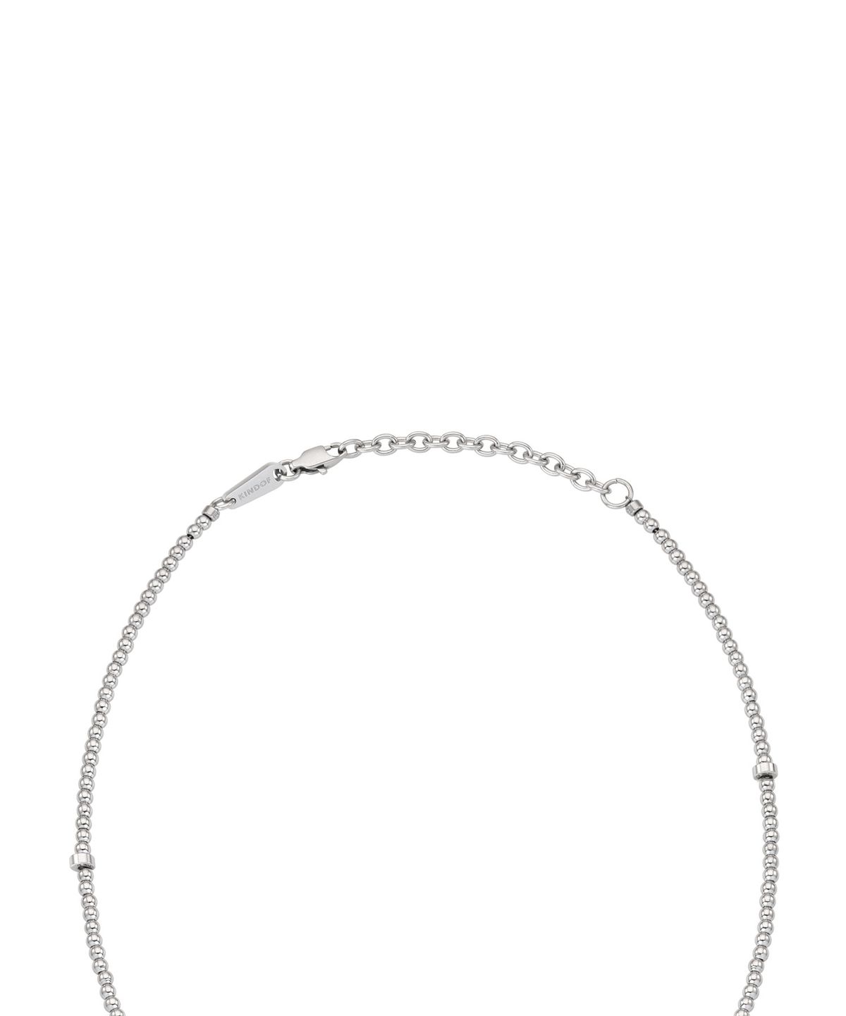 카인드오브(KINDOF) 샤인 비드 목걸이_실버 Shine beads Necklace_silver