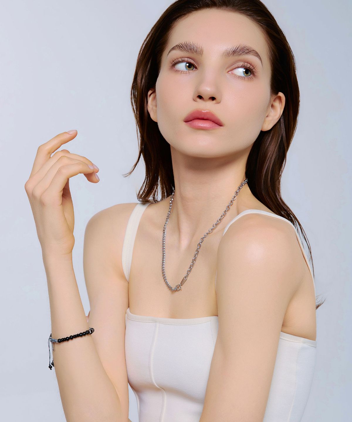 카인드오브(KINDOF) 데인 비드팔찌_블랙 Dane beads bracelet_black