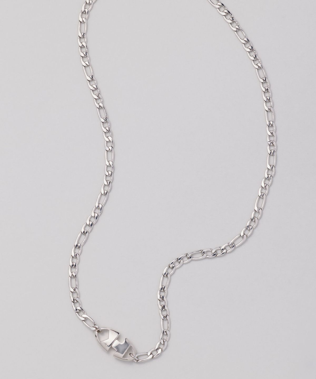 카인드오브(KINDOF) 엠블럼락 체인 목걸이 Emblem Lock Necklace