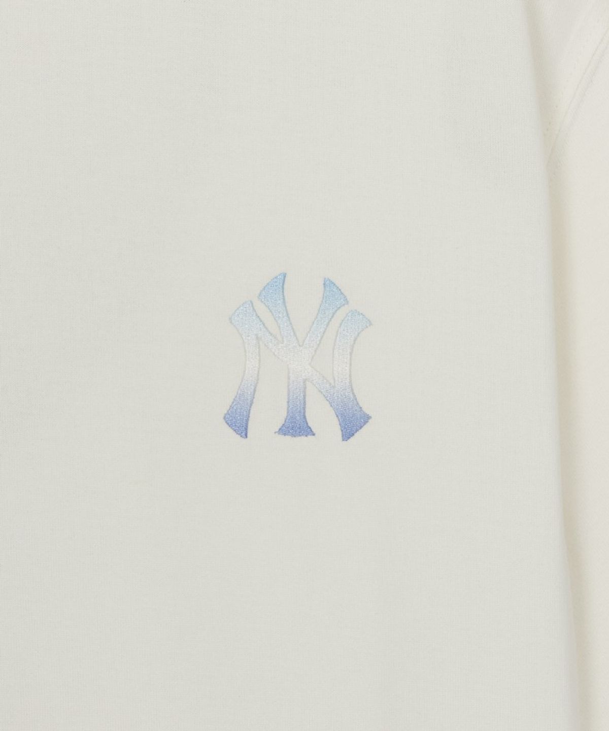 엠엘비(MLB) 모노그램 그라데이션 빅럭스 세미 오버핏 반팔 티셔츠 NY (Cream)