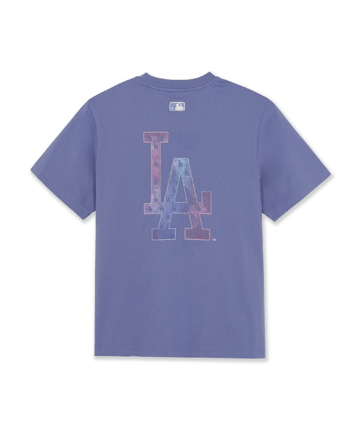 엠엘비(MLB) 모노그램 그라데이션 빅럭스 세미 오버핏 반팔 티셔츠 LA (L.Purple)