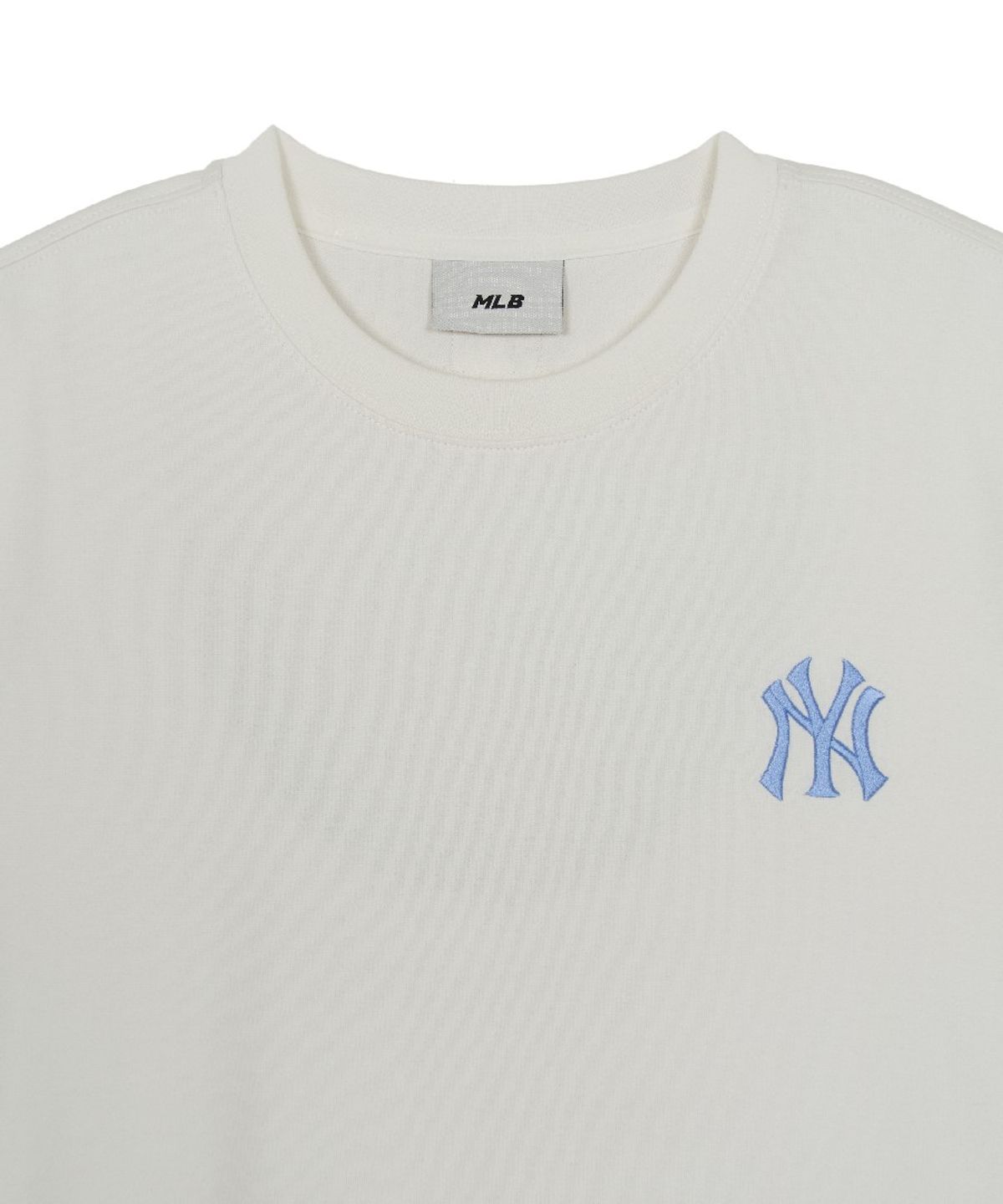 엠엘비(MLB) 모노그램 그라데이션 모노티브 세미 오버핏 반팔 티셔츠 NY (Ivory)