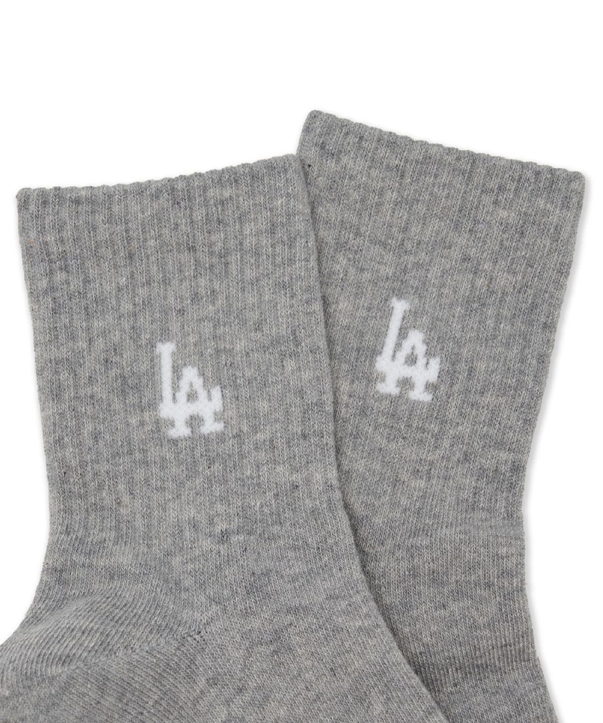 엠엘비(MLB) 데일리 스몰로고 중목양말 3족세트 MLB (Melange Grey)