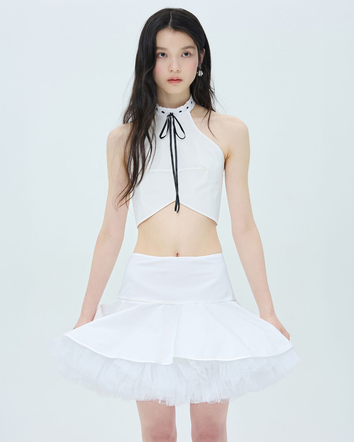 러뷰이(LOVUEE) 단델리온 스커트 화이트