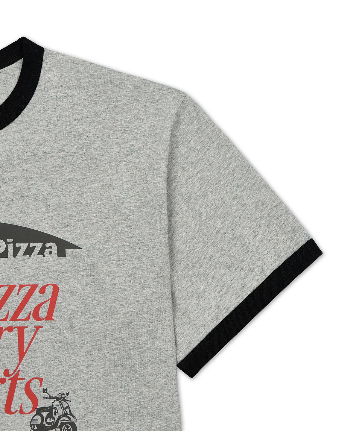 도미노피자(DOMINOSPIZZA) 도미노피자 반소매 티셔츠 그레이