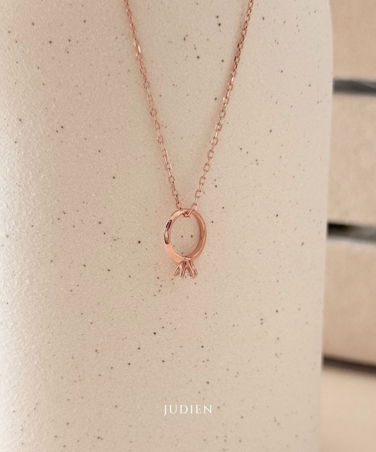주디엔(JUDIEN) 14k 18k 루네 랩다이아 반지 팬던트 목걸이