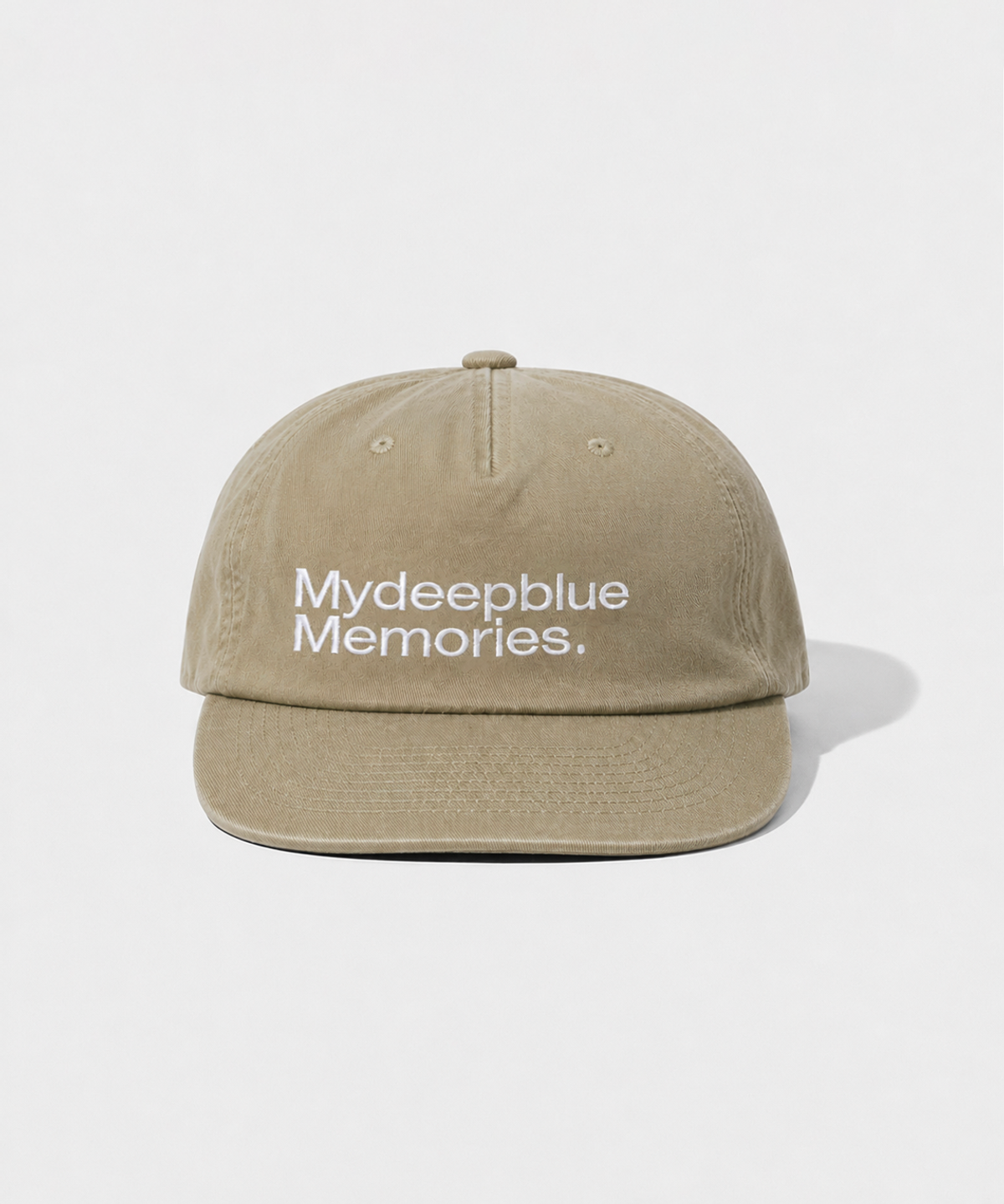 마이딥블루메모리즈(MY DEEP BLUE MEMORIES) (5 PANEL)MM MY TEXT CAP (BEIGE)