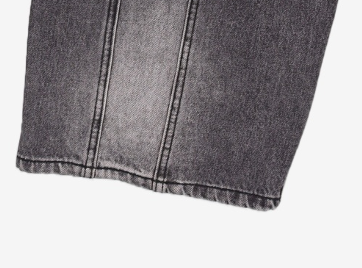 메종미네드(MAISON MINED) INCISION COMMA DENIM PANTS BLACK M
