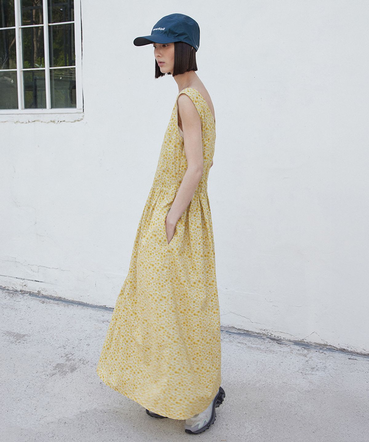 모노크롬(MONOCHROME) enya flower one-piece (yellow)