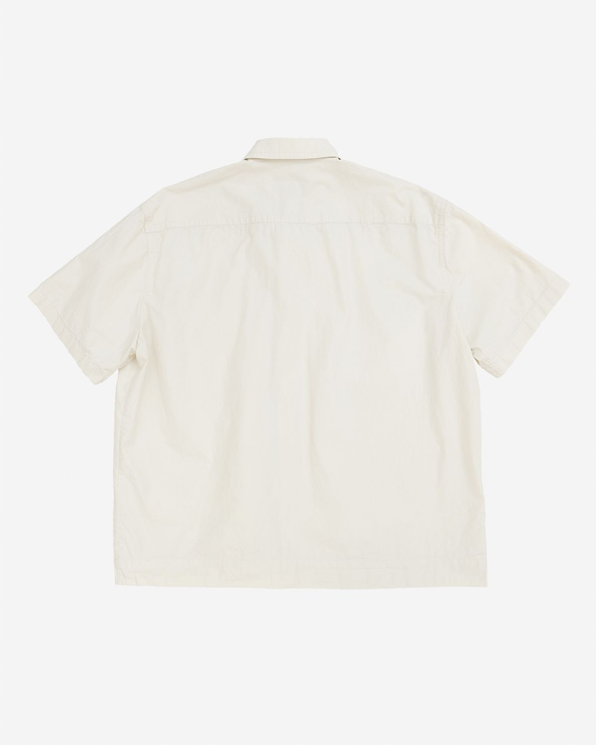 너버스(NERVOUS) SHORT SLEEVES SHIRT  _  beige