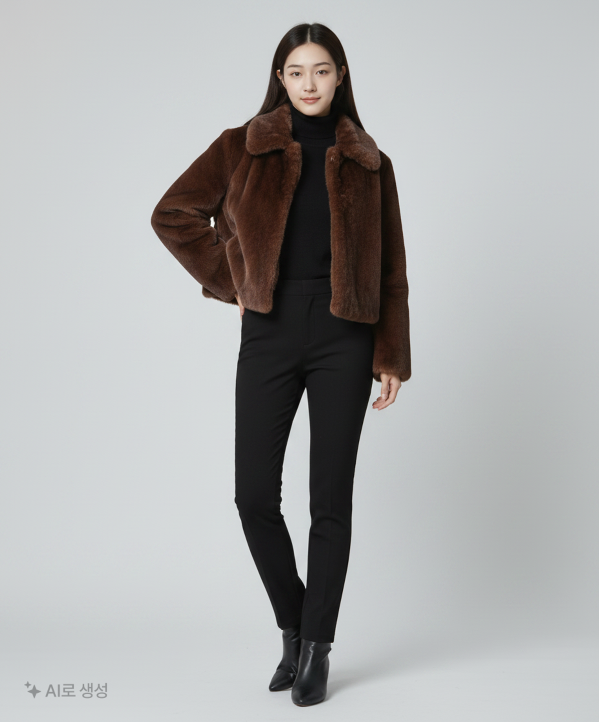 자라(ZARA) 무스탕/퍼 S