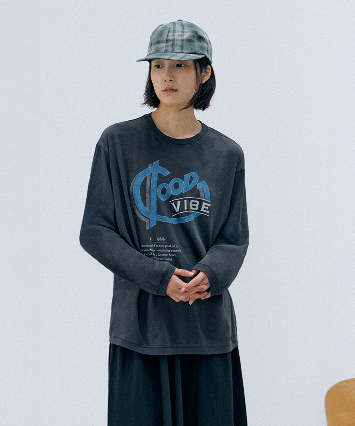 모노크롬(MONOCHROME) goody t-shirt (charcoal)