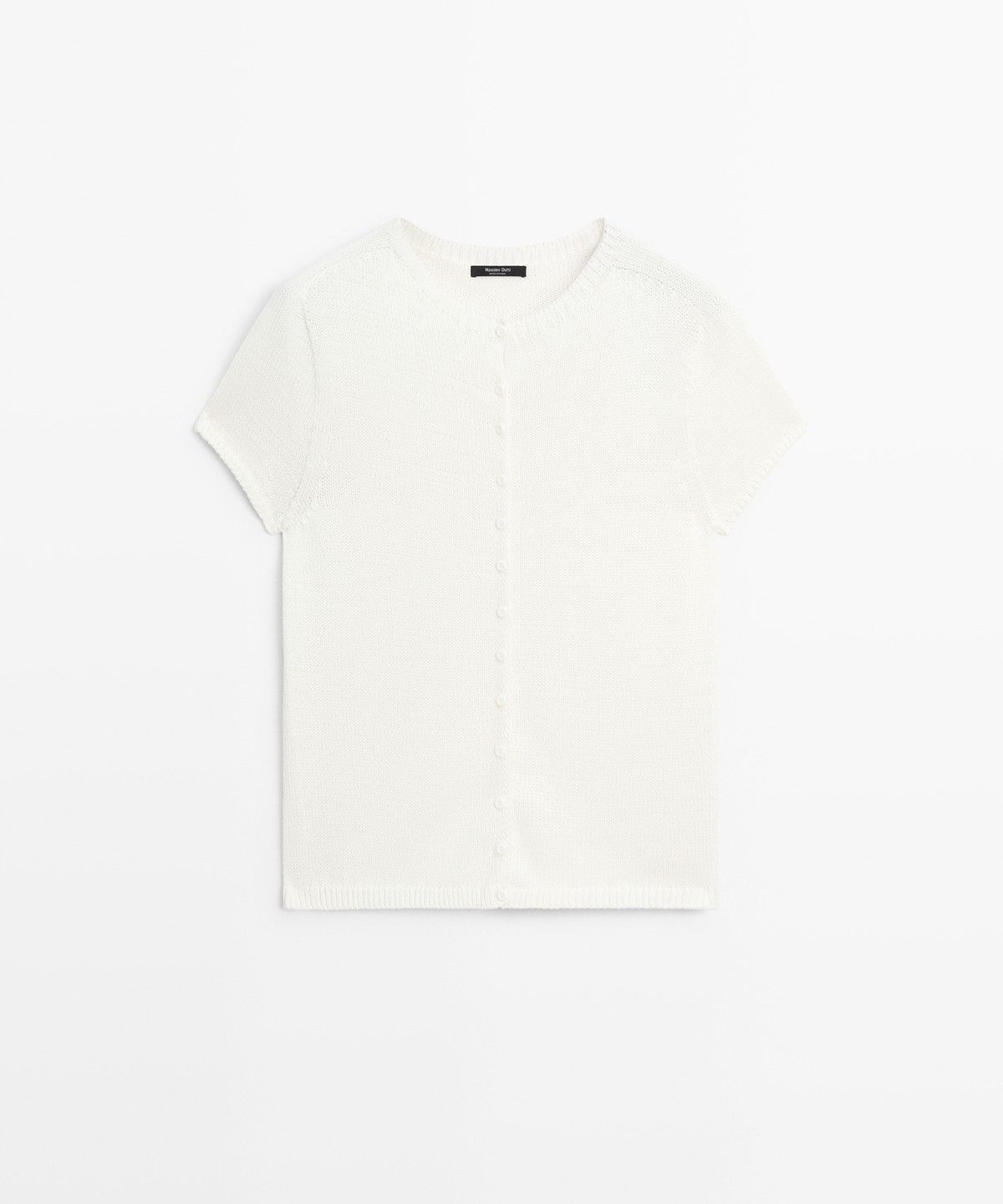 마시모두띠(MASSIMO DUTTI) 코튼 실크 블렌드 니트 가디건