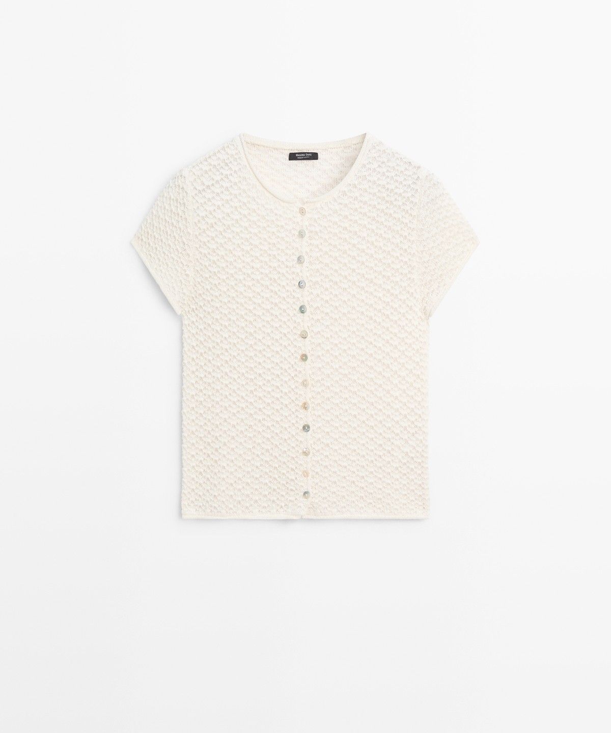 마시모두띠(MASSIMO DUTTI) 크로셰 니트 가디건
