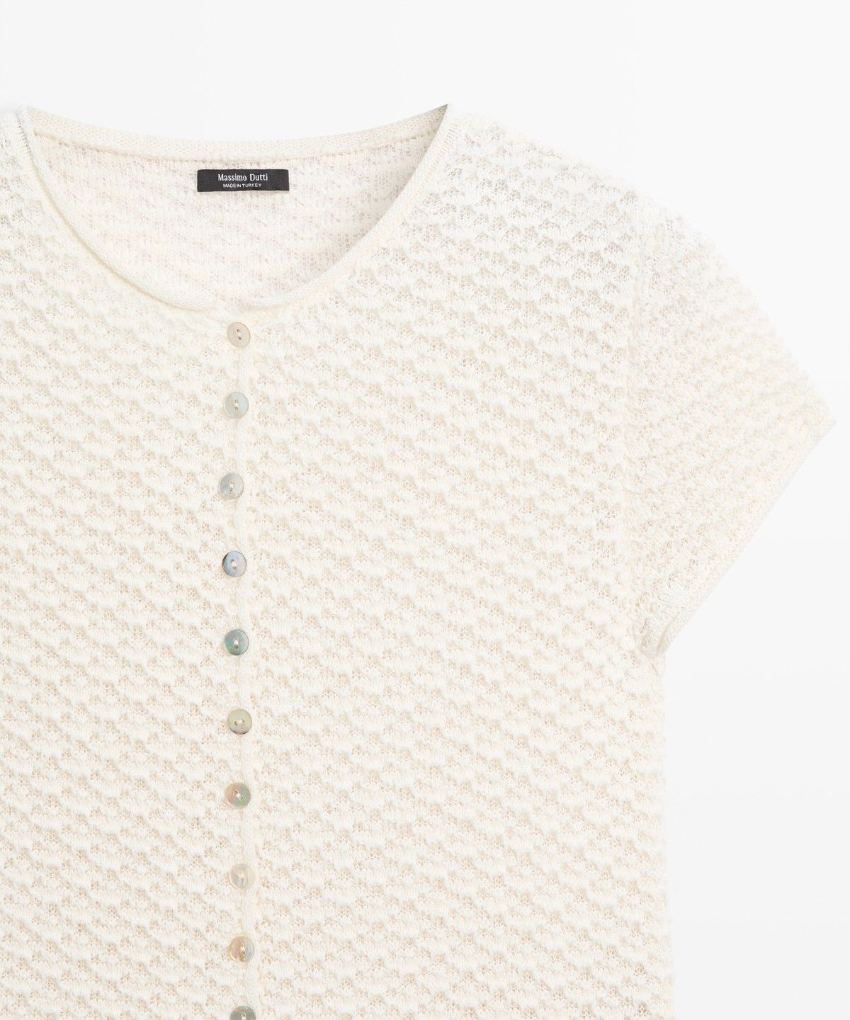 마시모두띠(MASSIMO DUTTI) 크로셰 니트 가디건