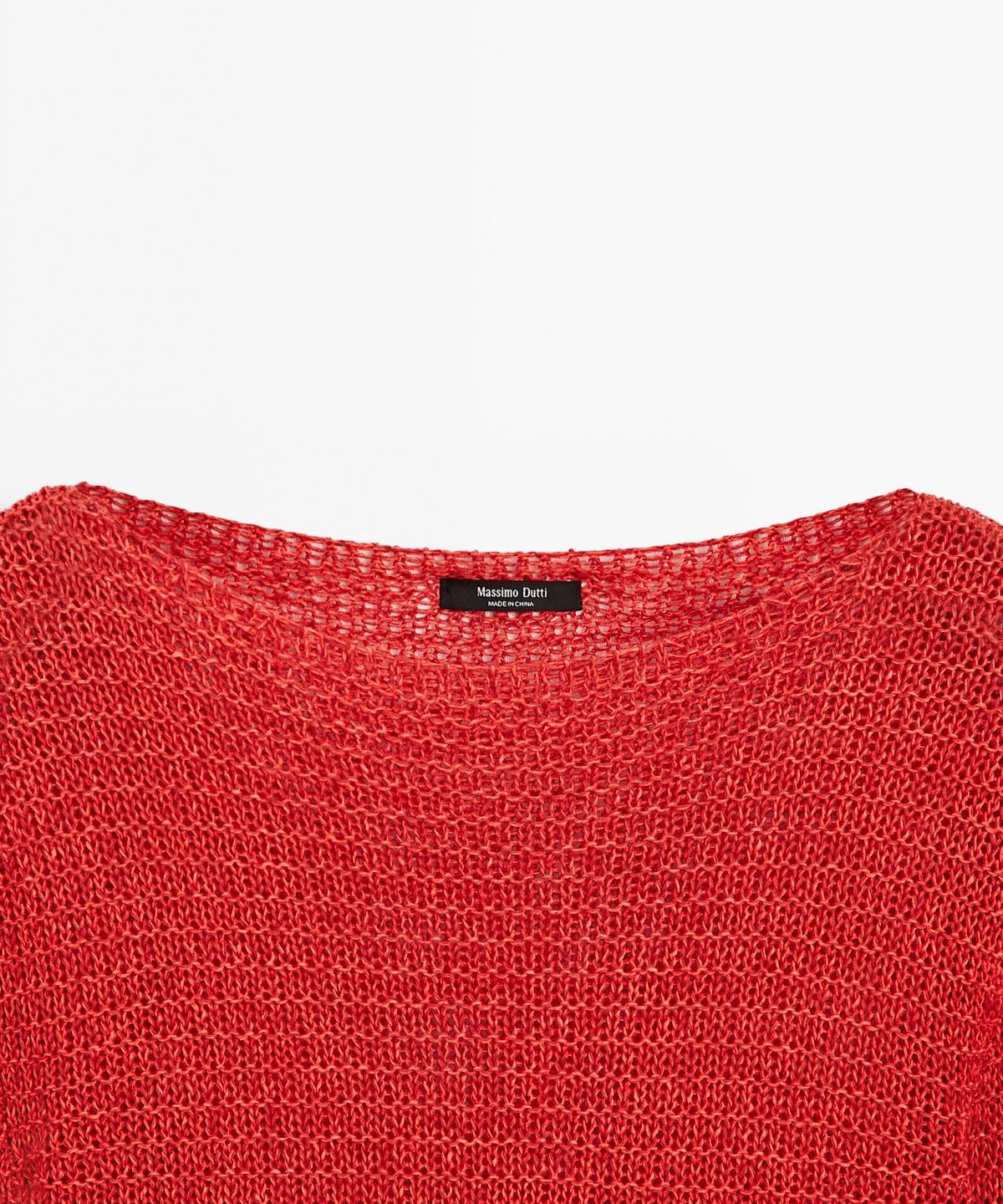 마시모두띠(MASSIMO DUTTI) 보트넥 니트 스웨터