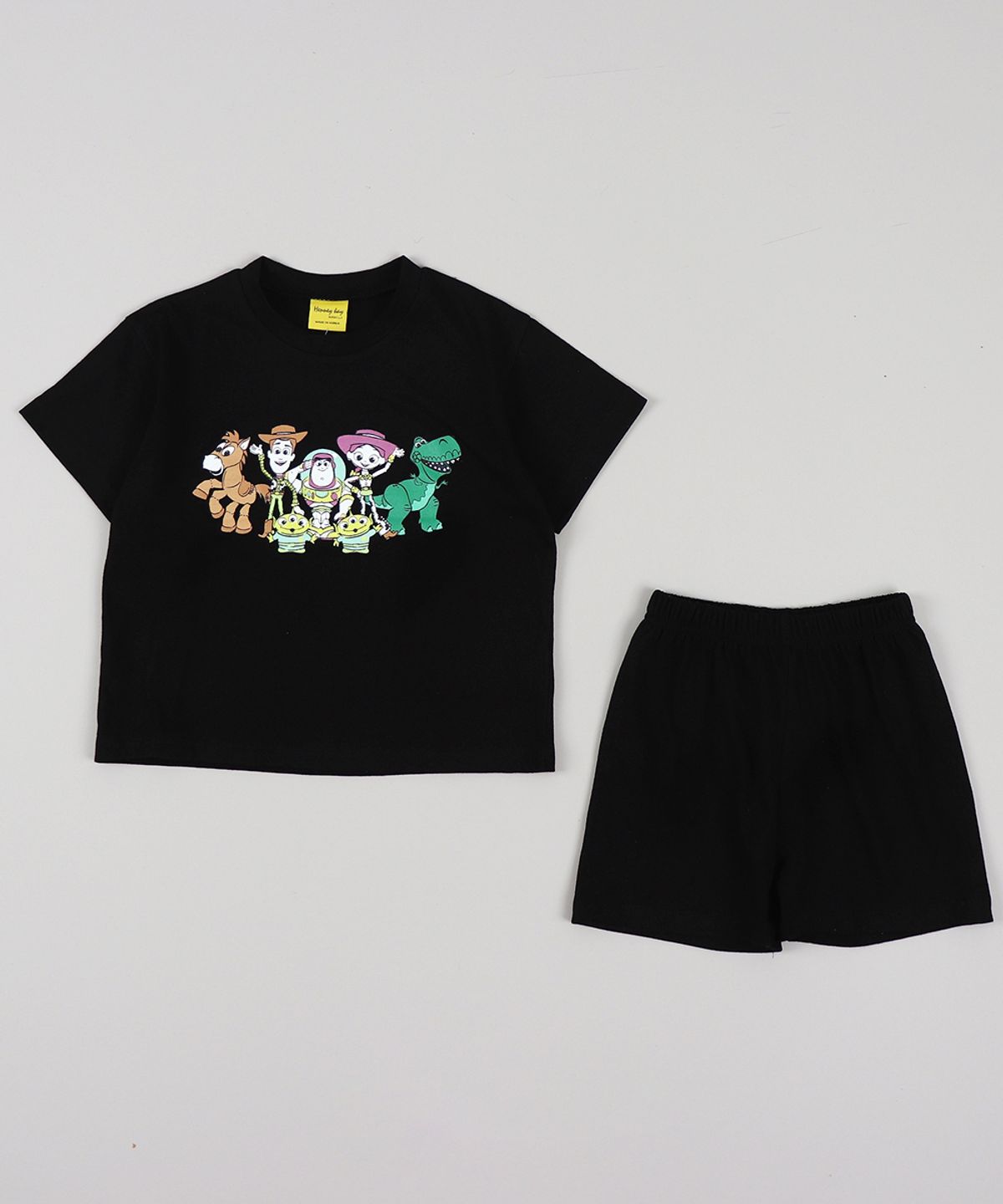 하트베이비(HEARTBABY) 토이스토리 반팔 상하복 세트