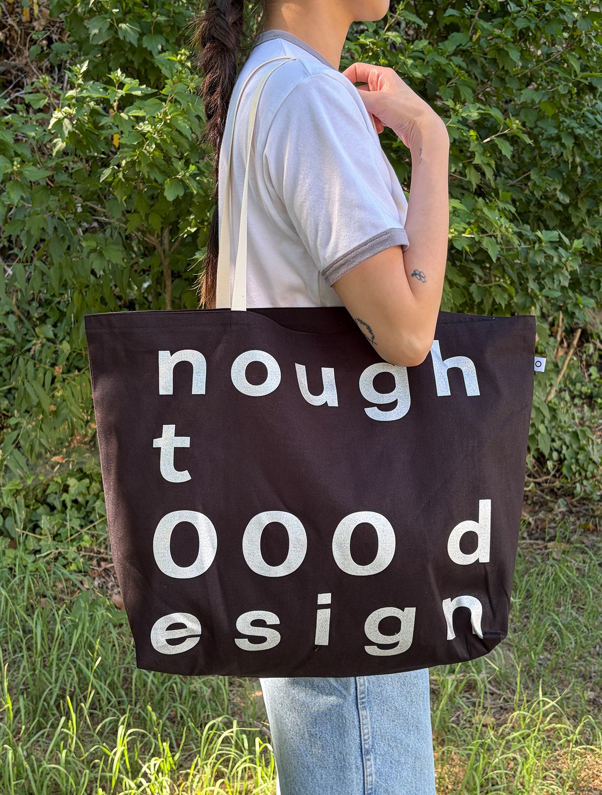 노우트(NOUGHT) 000디자인 파크백 / 블랙