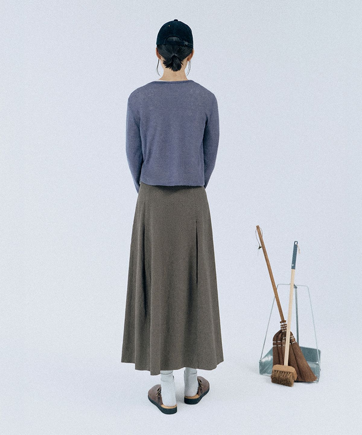 모노크롬(MONOCHROME) sunday cardigan (violet)