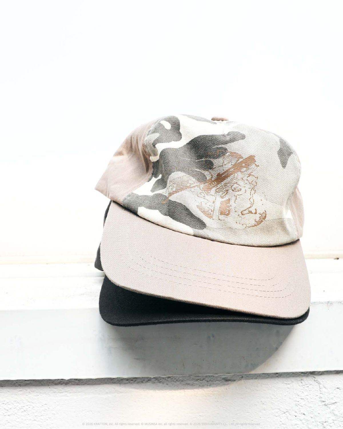 999휴머니티(999HUMANITY) 9un 9un 9un CAP (CAMO BEIGE)