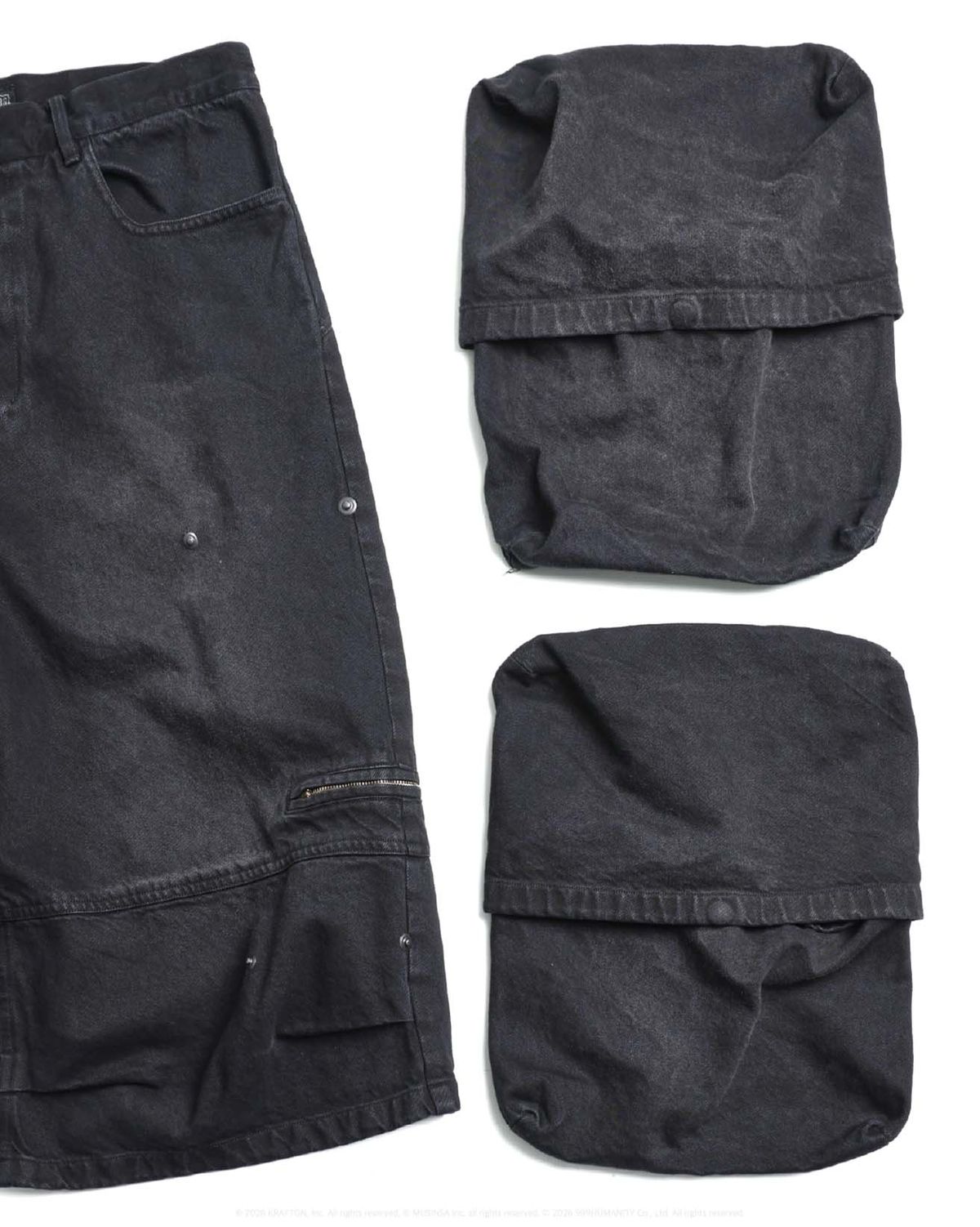 999휴머니티(999HUMANITY) Detachable CARGO POCKET PANT (BLACK)