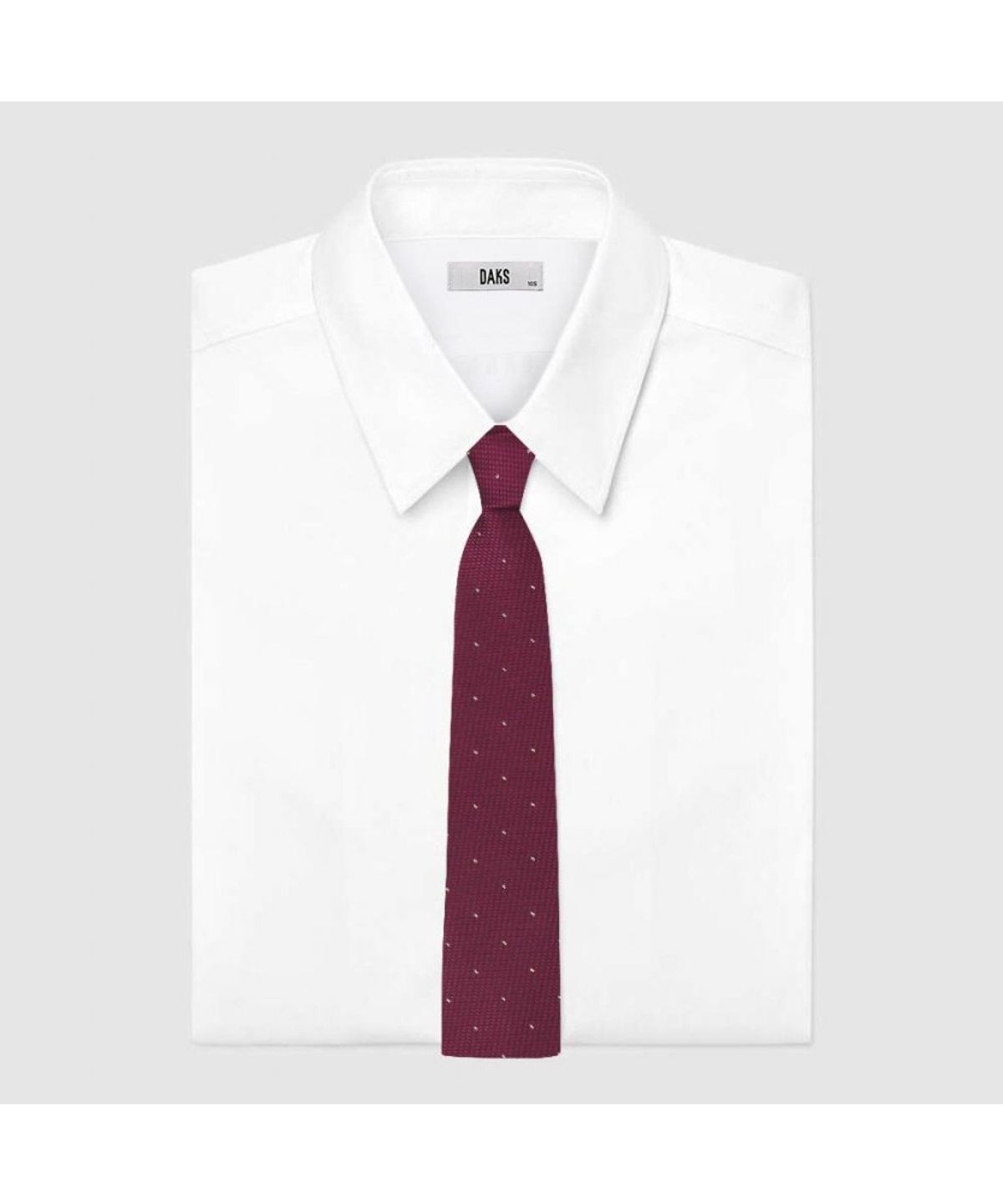 닥스셔츠(DAKS SHIRTS) 실크혼방 스몰도트 올오버 넥타이 바이올렛_DMF1ACF1004V1