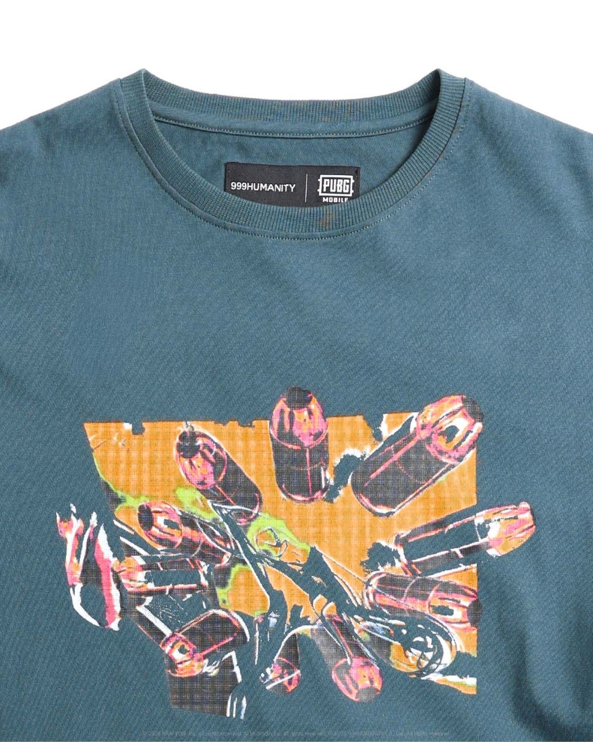 999휴머니티(999HUMANITY) 999bullet HALF TEE (KHAKI)