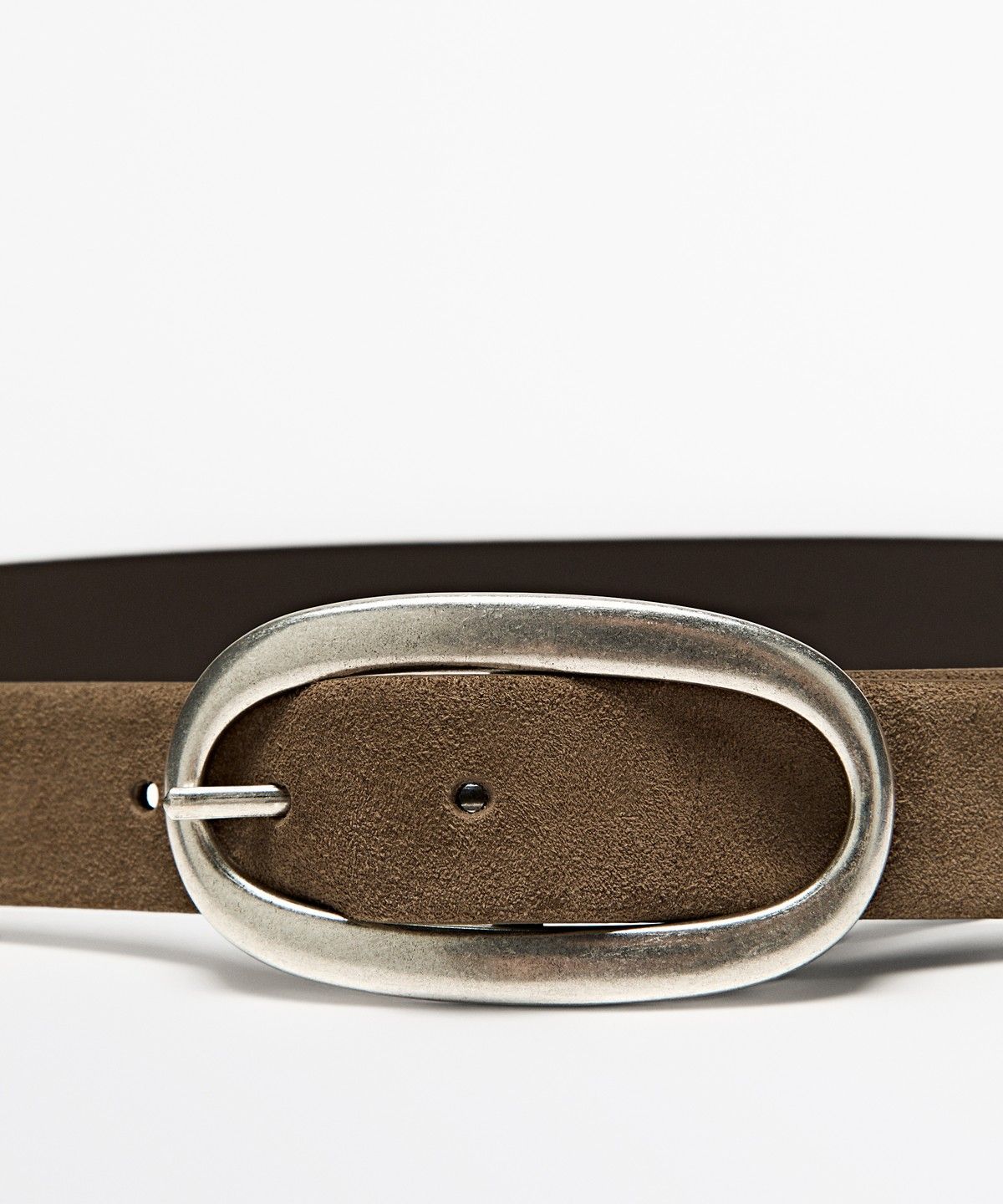 마시모두띠(MASSIMO DUTTI) 스플릿 스웨이드 가죽 벨트