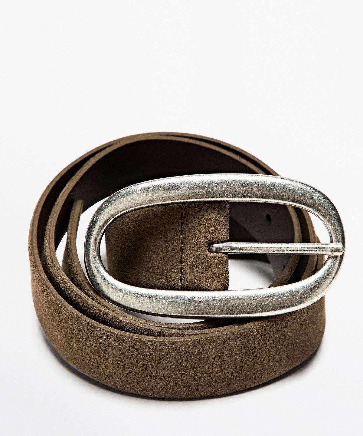 마시모두띠(MASSIMO DUTTI) 스플릿 스웨이드 가죽 벨트