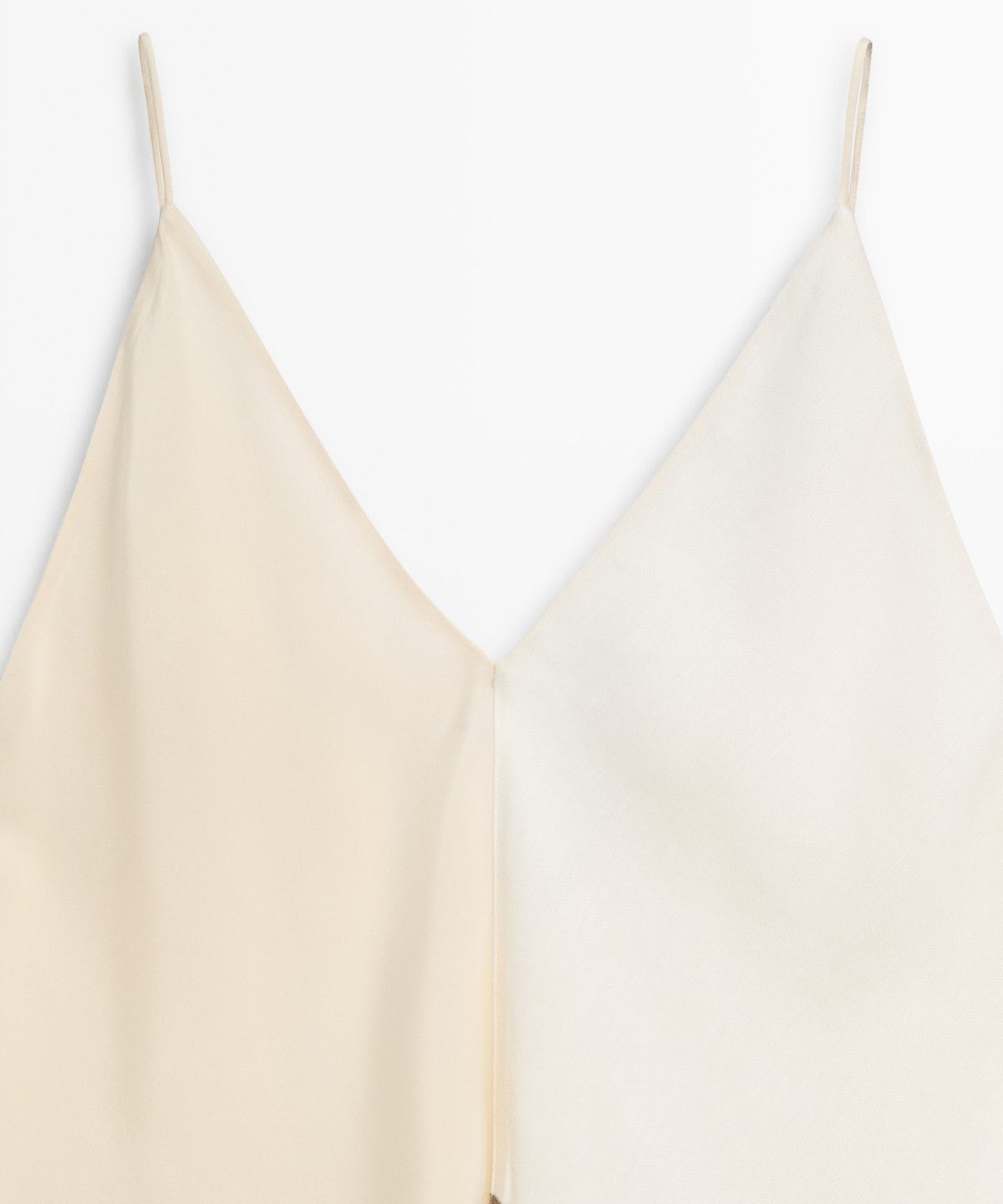 마시모두띠(MASSIMO DUTTI) 비대칭 스트랩 플루이드 탑